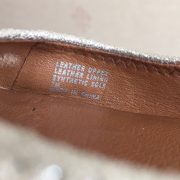 Tory Burch Silver Reva Espadrilles Size 7 READ - Picture 7 of 8